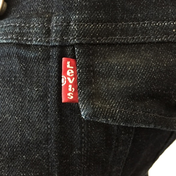 Levi’s Dark Blue Jean Jacket Size S - Picture 4 of 6